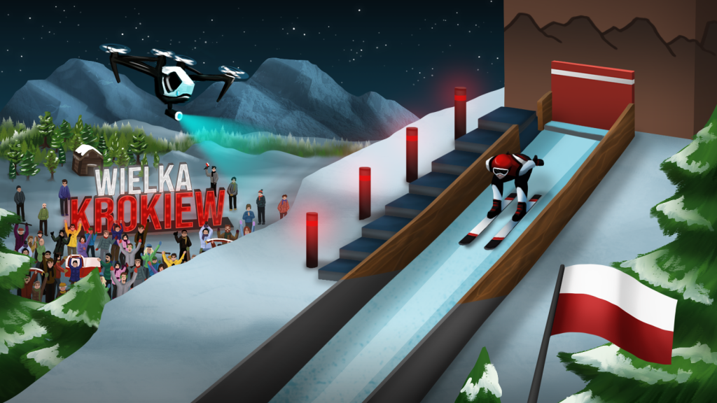 Ski Jump Simulator - skoki narciarskie gra online pl