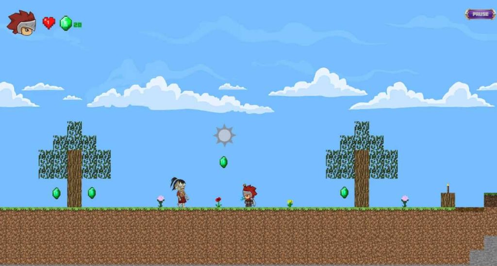 Prosta gra indie 2D Unity projekt